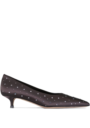 Arteana 35mm Sanremo embellished pointed-toe pumps - Brown