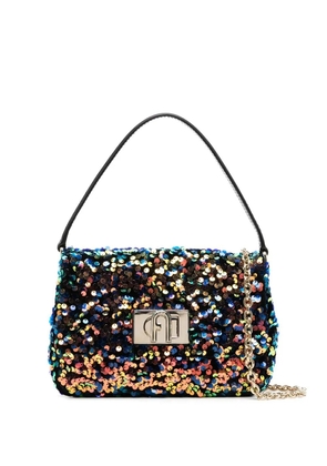 Furla sequin-embellished mini bag - Black