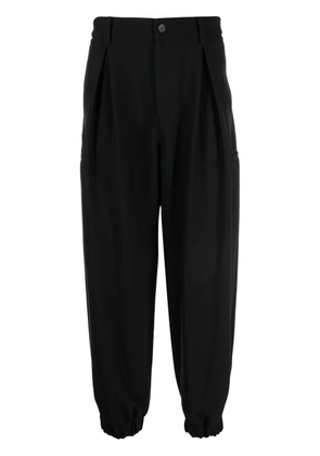 SONGZIO Volume pleated track pants - Black