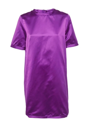 Burberry Pre-Owned zip mini dress - Purple