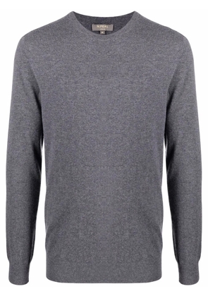 N.Peal round neck cashmere jumper - Grey