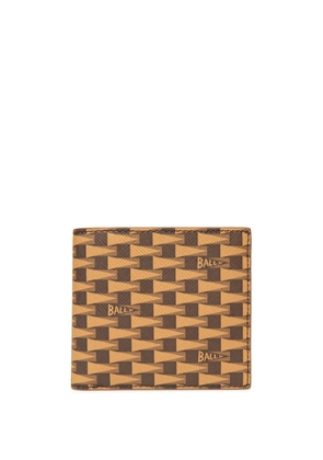 Bally Pennant logo-print wallet - Brown