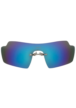 Coperni oversize mirrored-lenses sunglasses - Black