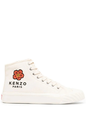 Kenzo embroidered-logo hi-top sneakers - White