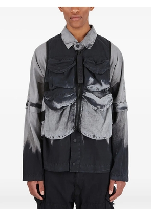 Nemen zip-up pocket gilet - Grey