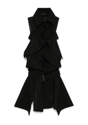 Yohji Yamamoto belted jacket - Black