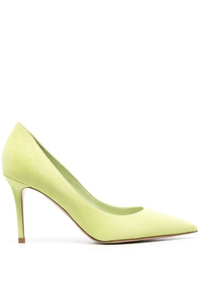Le Silla Eva 90mm suede pumps - Green