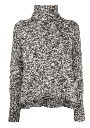 Adam Lippes bouclé wool turtleneck jumper - White