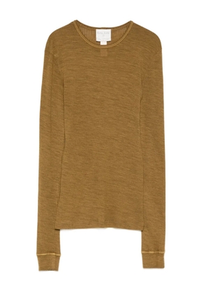 Forte Forte ribbed long-sleeve top - Green