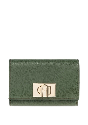 Furla textured clasp wallet - Green