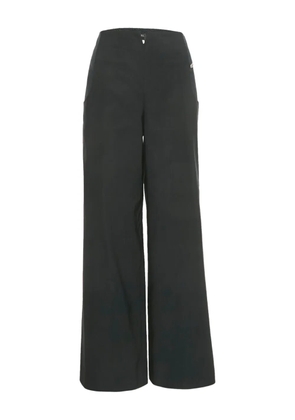 CHANEL Pre-Owned cotton trousers - Black