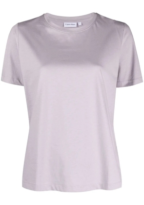 Calvin Klein short-sleeved crew-neck T-shirt - VK8 Lilac Dusk