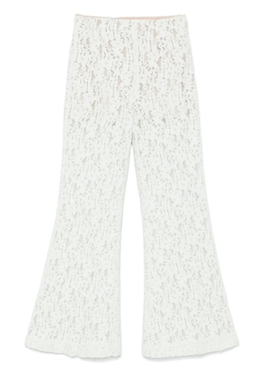 TWINSET lace trousers - Green