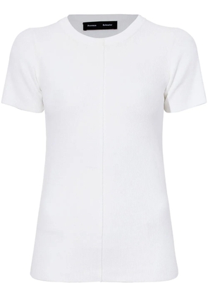 Proenza Schouler ribbed crew-neck T-shirt - White