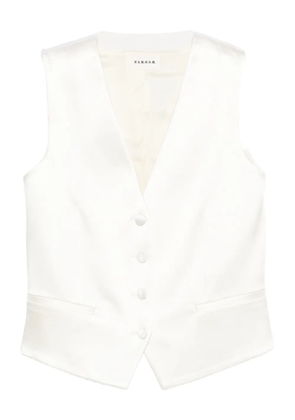 P.A.R.O.S.H. button-fastening waistcoat - White