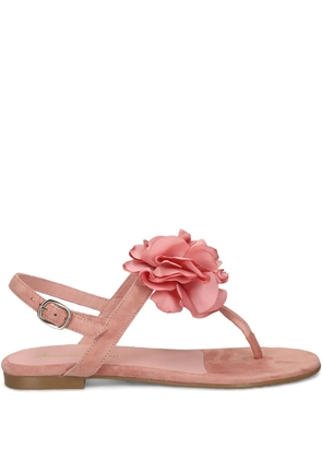 Pretty Ballerinas flower-detailing sandals - Pink