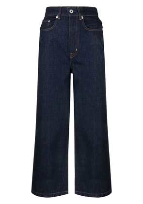 Kenzo high-waist wide-leg jeans - Blue