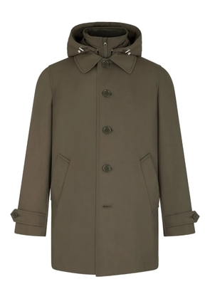 FURSAC hooded-button coat - Green