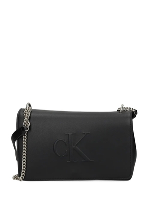 Calvin Klein embossed cross body bag - Black