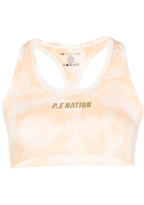 P.E Nation tie-die sports bra - Orange