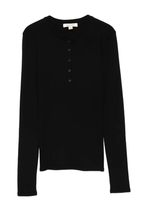 Nili Lotan button-fastening polo top - Black