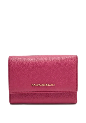 Dolce & Gabbana Pre-Owned leather trifold wallet - Pink