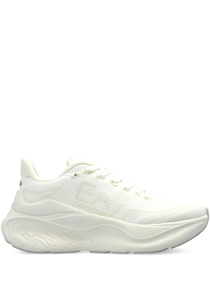 Ea7 Emporio Armani logo-print sneakers - White