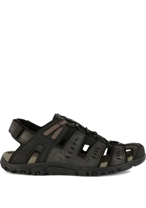Geox Mo panelled sandals - Black