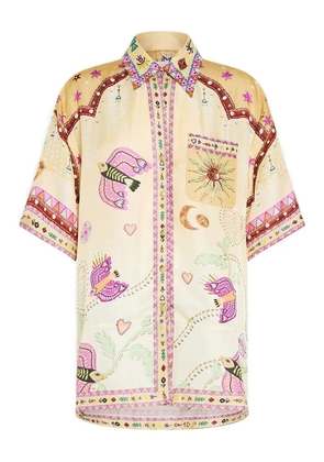 Camilla Aswan Abstract shirt - Neutrals