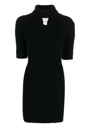 Patou alpaca-blend minidress - Black