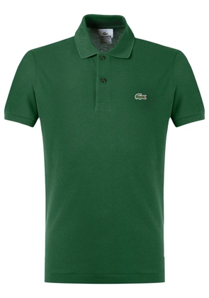 Lacoste logo-patch short-sleeve polo shirt - Green
