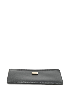 Dolce & Gabbana Pre-Owned logo-plaque card holder - Black