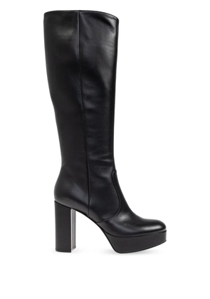 Gianvito Rossi 110mm leather heeled boots - Black
