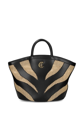 Just Cavalli logo-plaque tote bag - Black