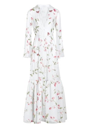 Giambattista Valli printed gown - White