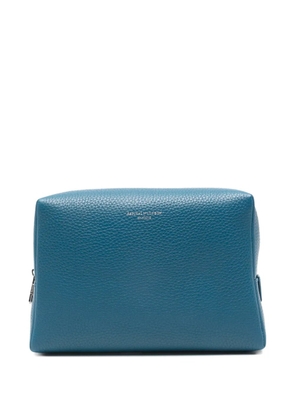 Aspinal Of London logo-print make up bag - Blue