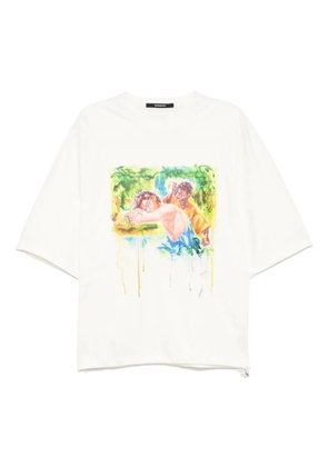 SONGZIO Youth aquarelle dolman T-shirt - Neutrals