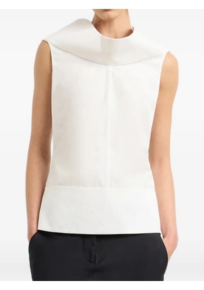 Brandon Maxwell Bowie top - White