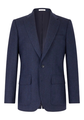 FURSAC patch-pocketed wool-blend blazer - Blue