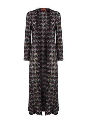 Missoni chevron-pattern knitted cardigan - Black