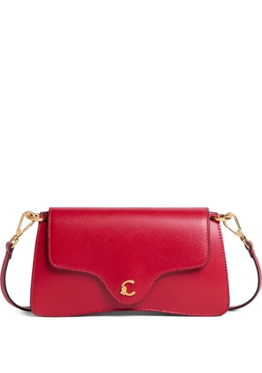 Coccinelle logo-plaque shoulder bag - Red