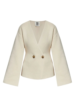 By Malene Birger Tinley double-breasted bell-sleeve blazer - White