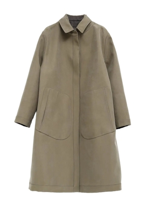 The Row Palo plaid-pattern reversible coat - Neutrals