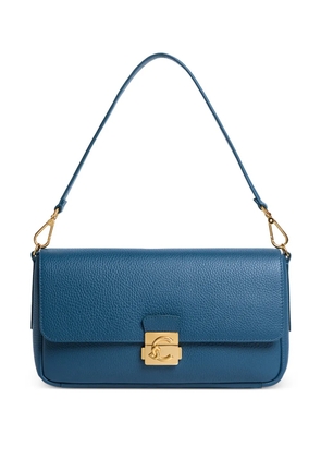 Coccinelle C-Me Lock logo-plaque shoulder bag - Blue