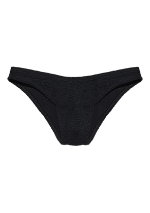 Bond-eye Sign textured bikini bottom - Black