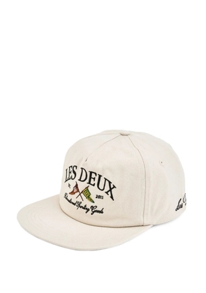 Les Deux Ivy League embroidered-logo baseball cap - White