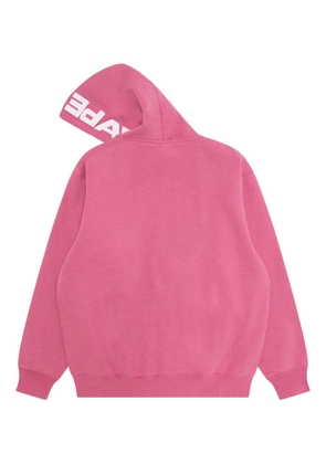 AAPE BY *A BATHING APE® logo-detail zip-up hoodie - Pink
