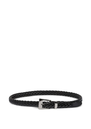 ADRIANO MENEGHETTI braided leather belt - Brown