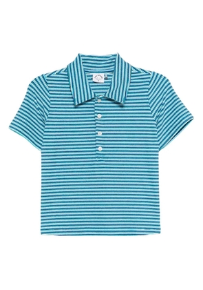 The Upside embroidered logo polo shirt - Blue