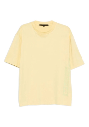 MEGUSTA logo-print cotton T-shirt - Yellow
